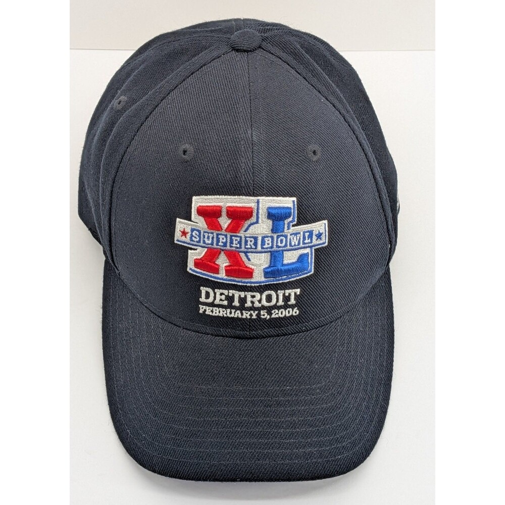 Reebok Super Bowl XL Detroit 2006 NFL Hat Steelers Seahawks Adjustable
